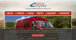 Desktop Screenshot of neuseenlandcaravaning.de