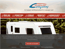 Tablet Screenshot of neuseenlandcaravaning.de